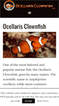 Mobile Screenshot of ocellarisclownfish.com